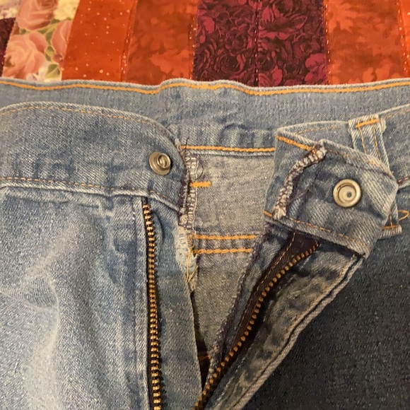 VINTAGE 1970s Bellbottoms, Light-Wash - Picture 5 of 11